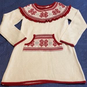 Gymboree snowflake sweater dress